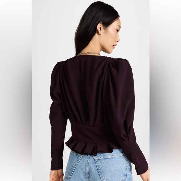 IRO Stepie Blouse in Burgundy, Size: 36 (US 4/S) - Picture 2 of 9
